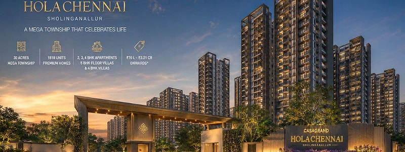 casagrand projects in sholinganallur chennai