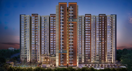 Casagrand Elinor Karanai Chennai - Modern high-rise apartment complex with contemporary architecture