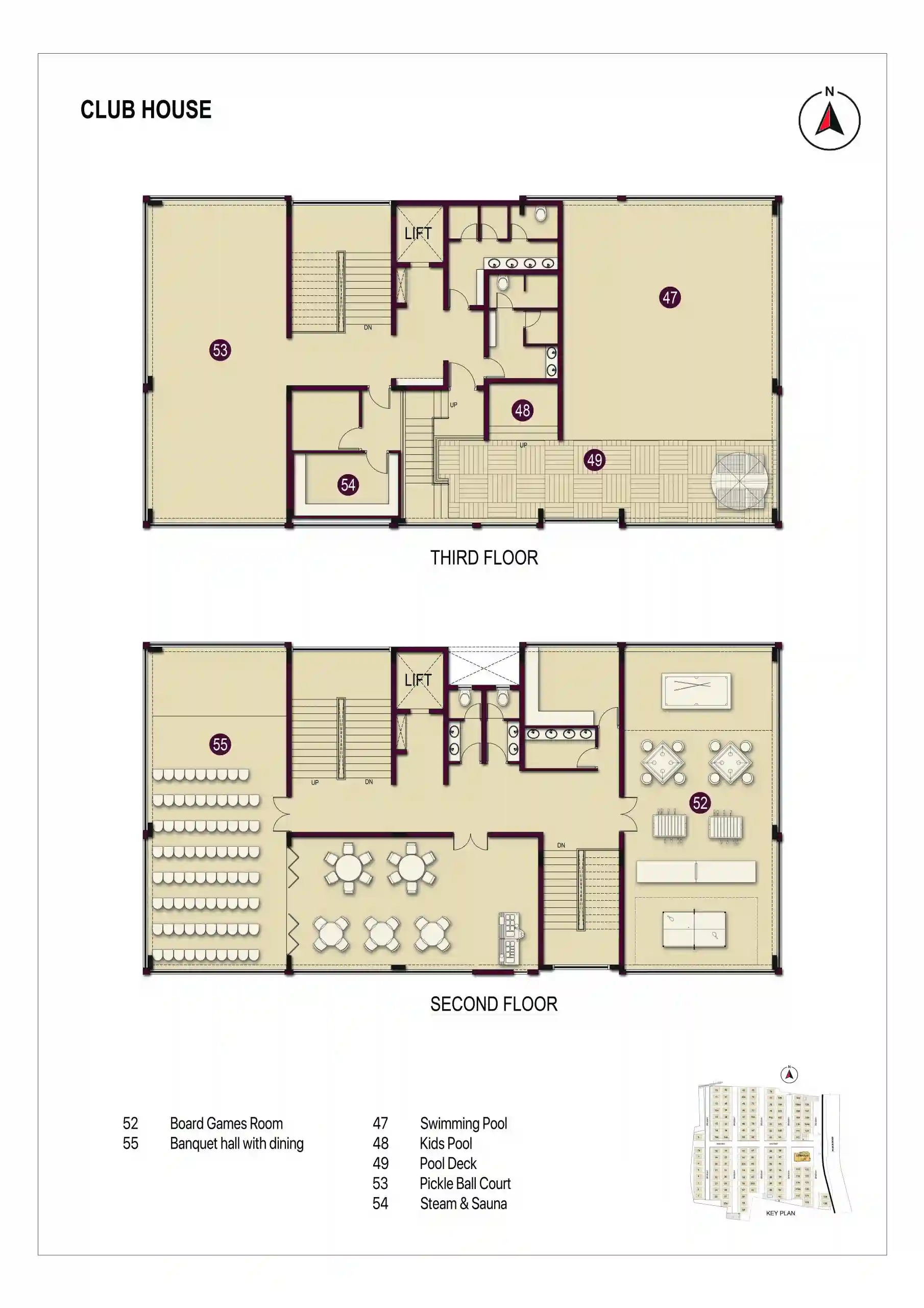 Casagrand Highclere Kundrathur Chennai - 2 BHK apartment floor plan layout