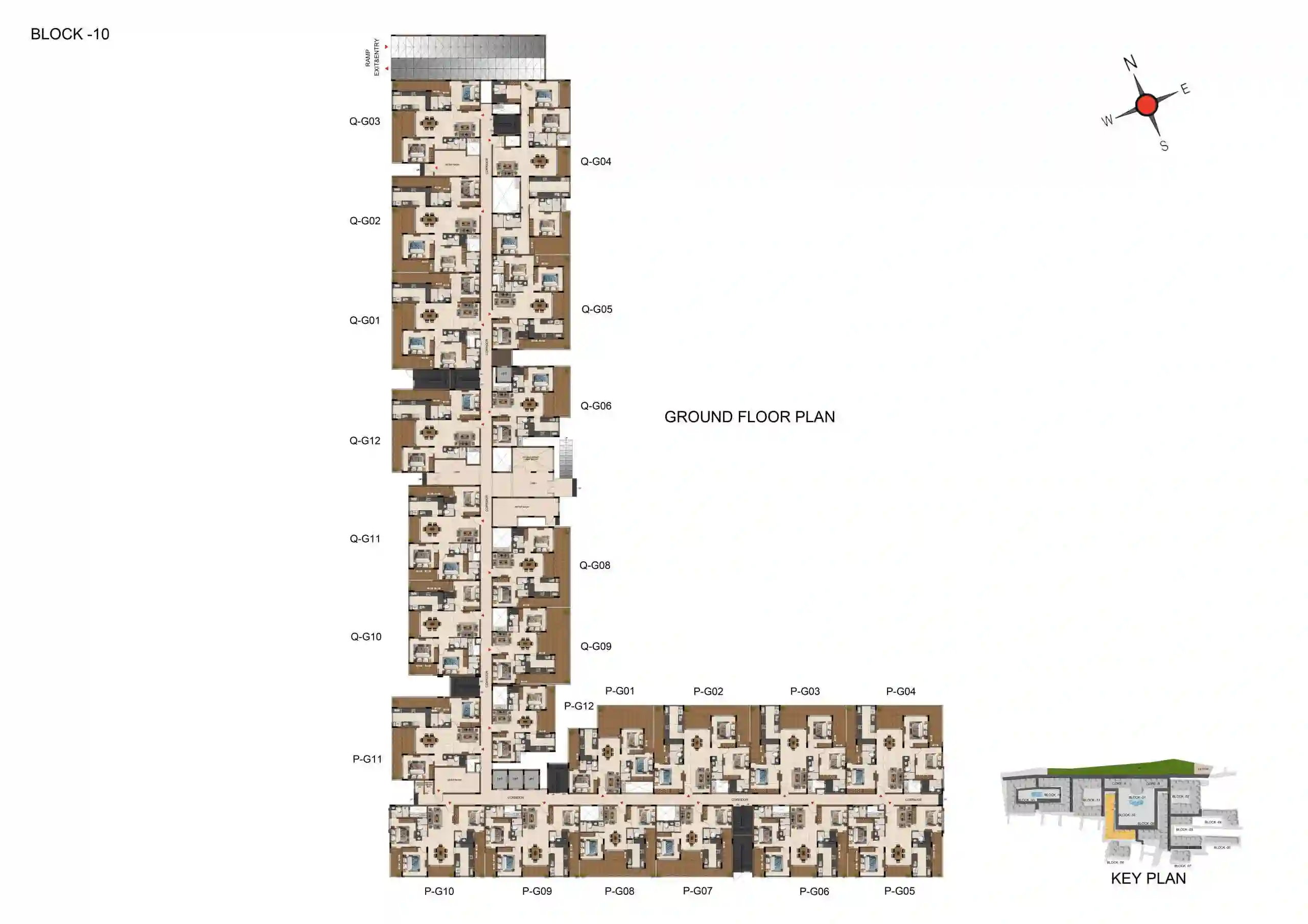 Casagrand Holachennai Chennai - 3 BHK floor plan layout