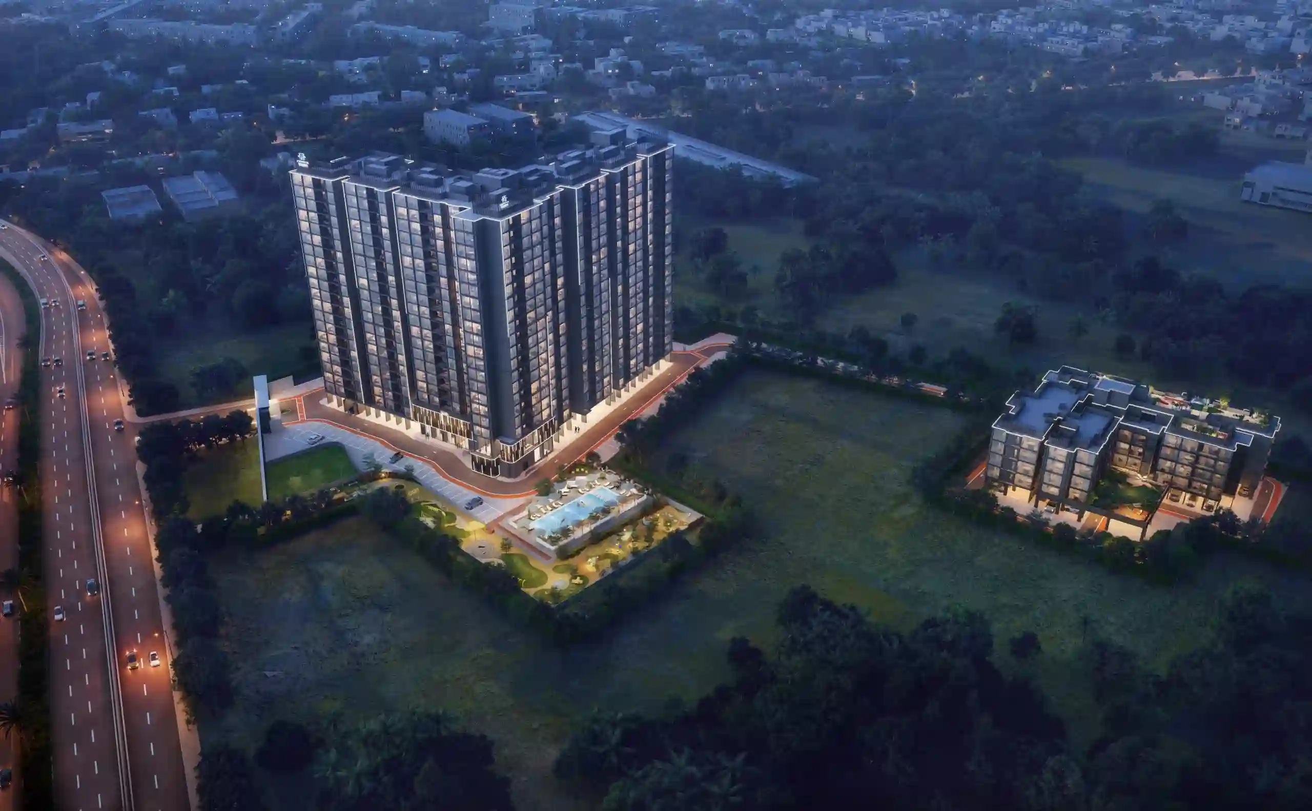 Casagrand Ventra Kattupakkam Chennai - Modern high-rise residential tower with premium apartments