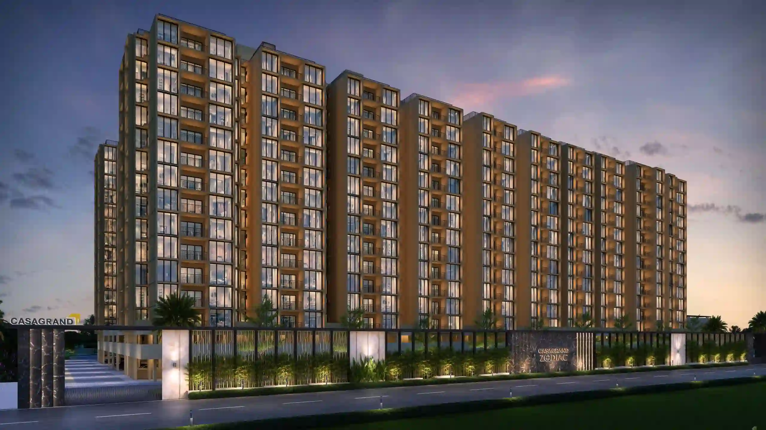 Casagrand Zodiac Mogappair Chennai - Premium 2, 3 and 4 BHK luxury apartment exterior